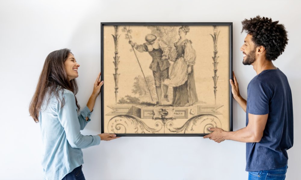 Pierre Alexandre Aveline after Antoine Watteau