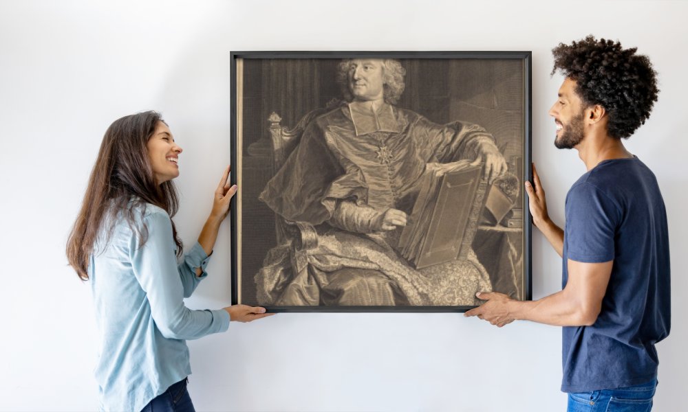 François Chereau I after Hyacinthe Rigaud