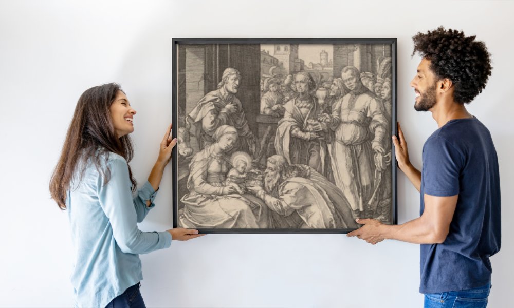 Hendrik Goltzius in the style of Lucas van Leyden