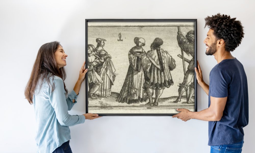 Monogrammist CB met boom