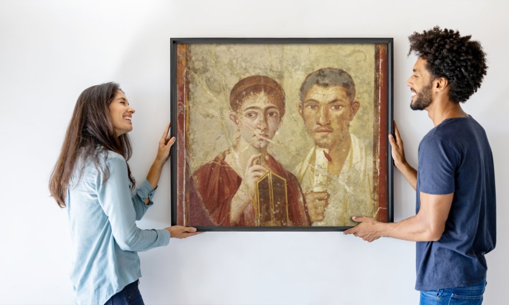 Roman Pompeian wall painting