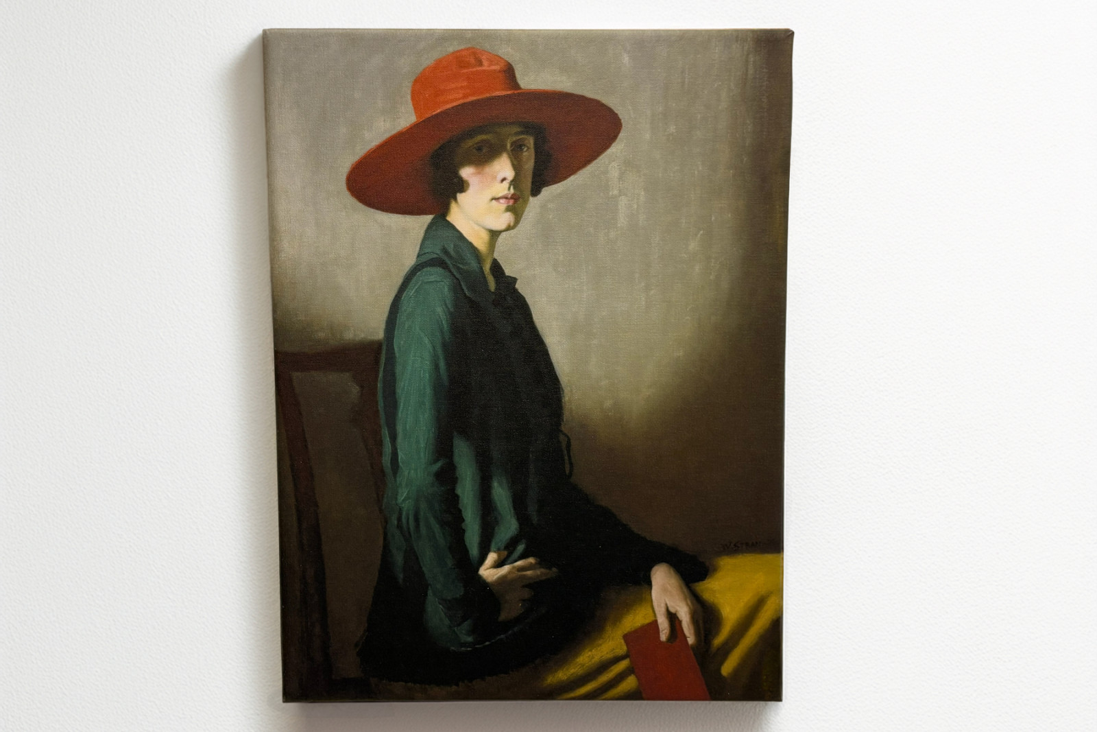Signora con cappello rosso - William Strang