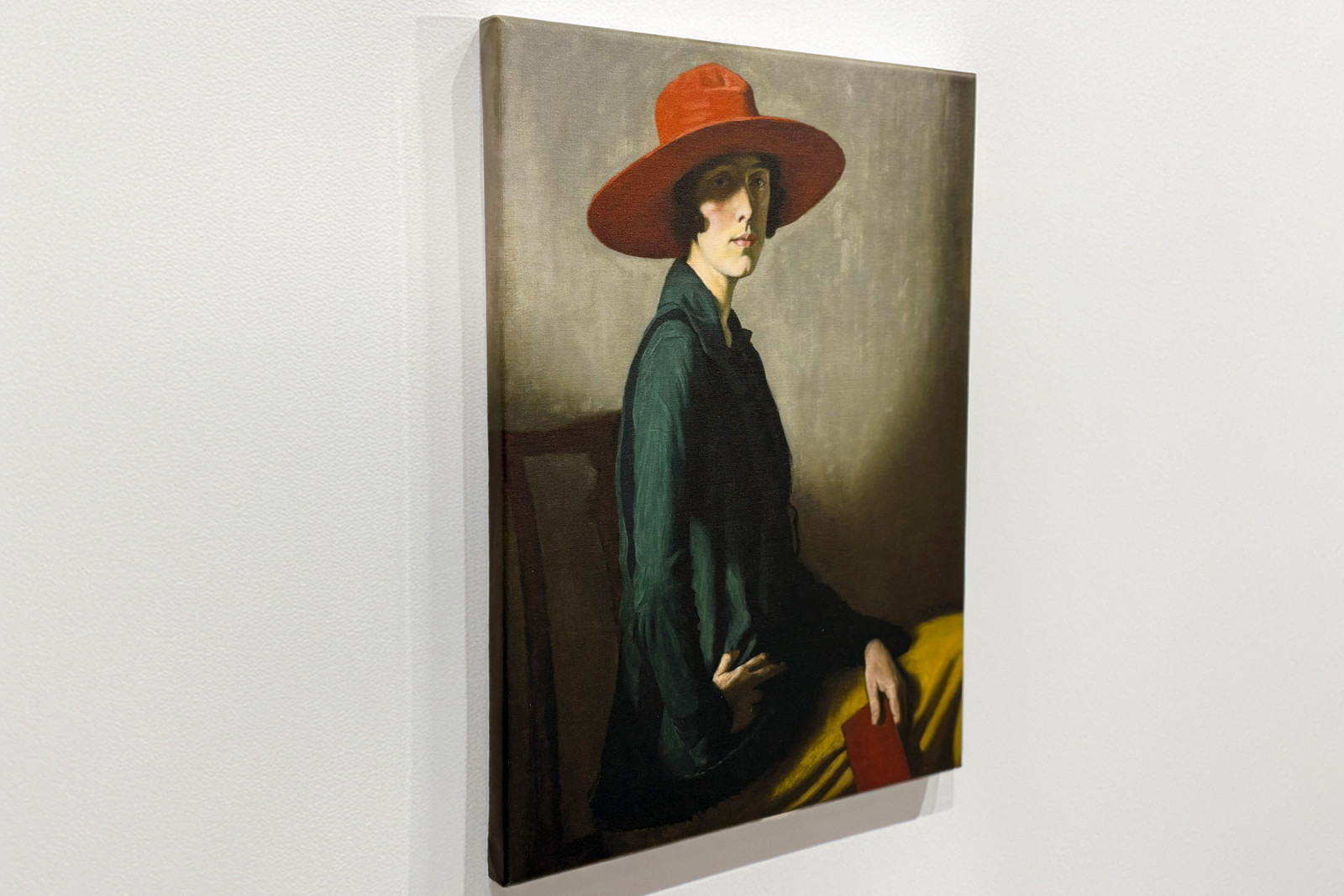 Signora con cappello rosso - William Strang