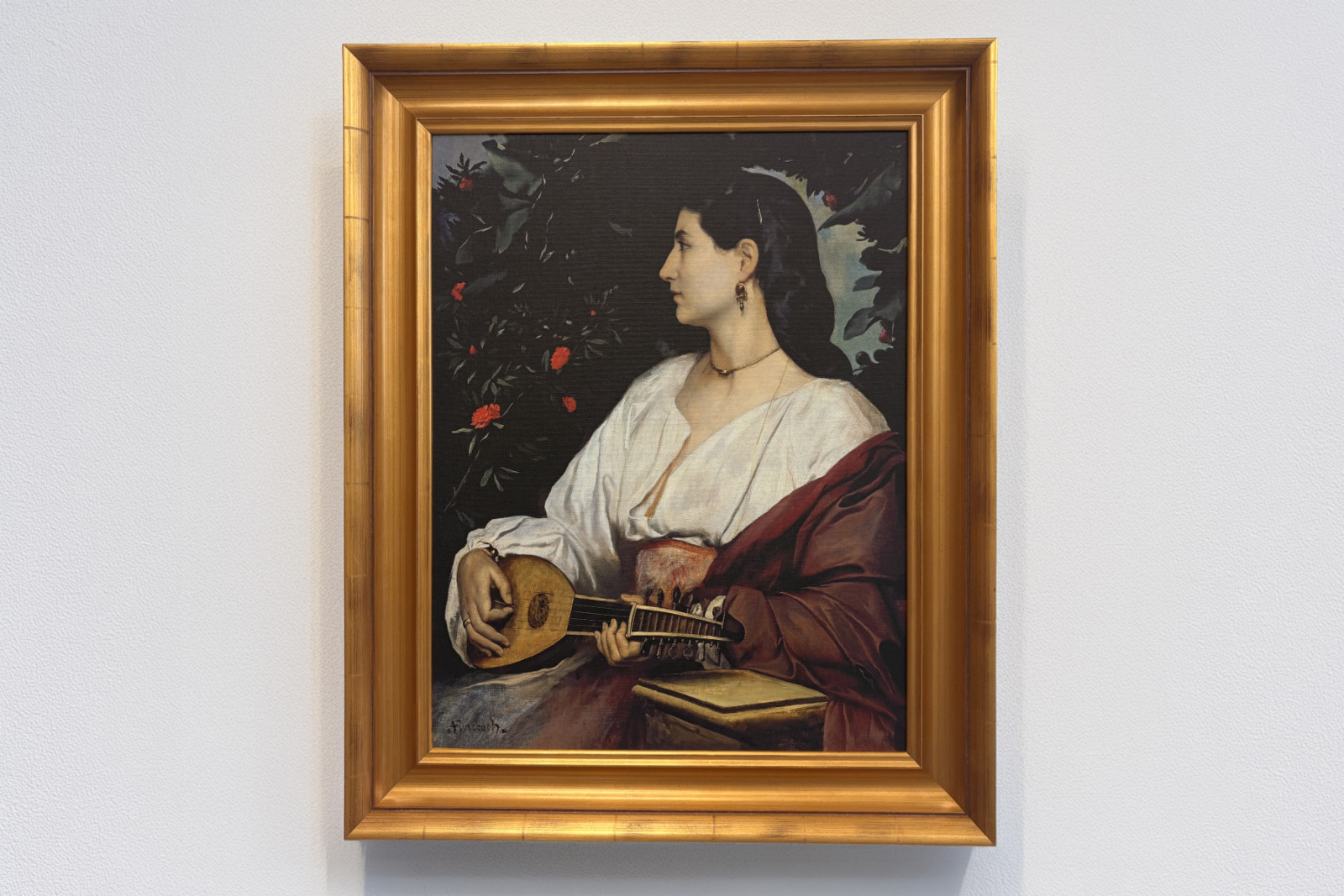 Il suonatore di mandolino, 1865 - Anselm Feuerbach