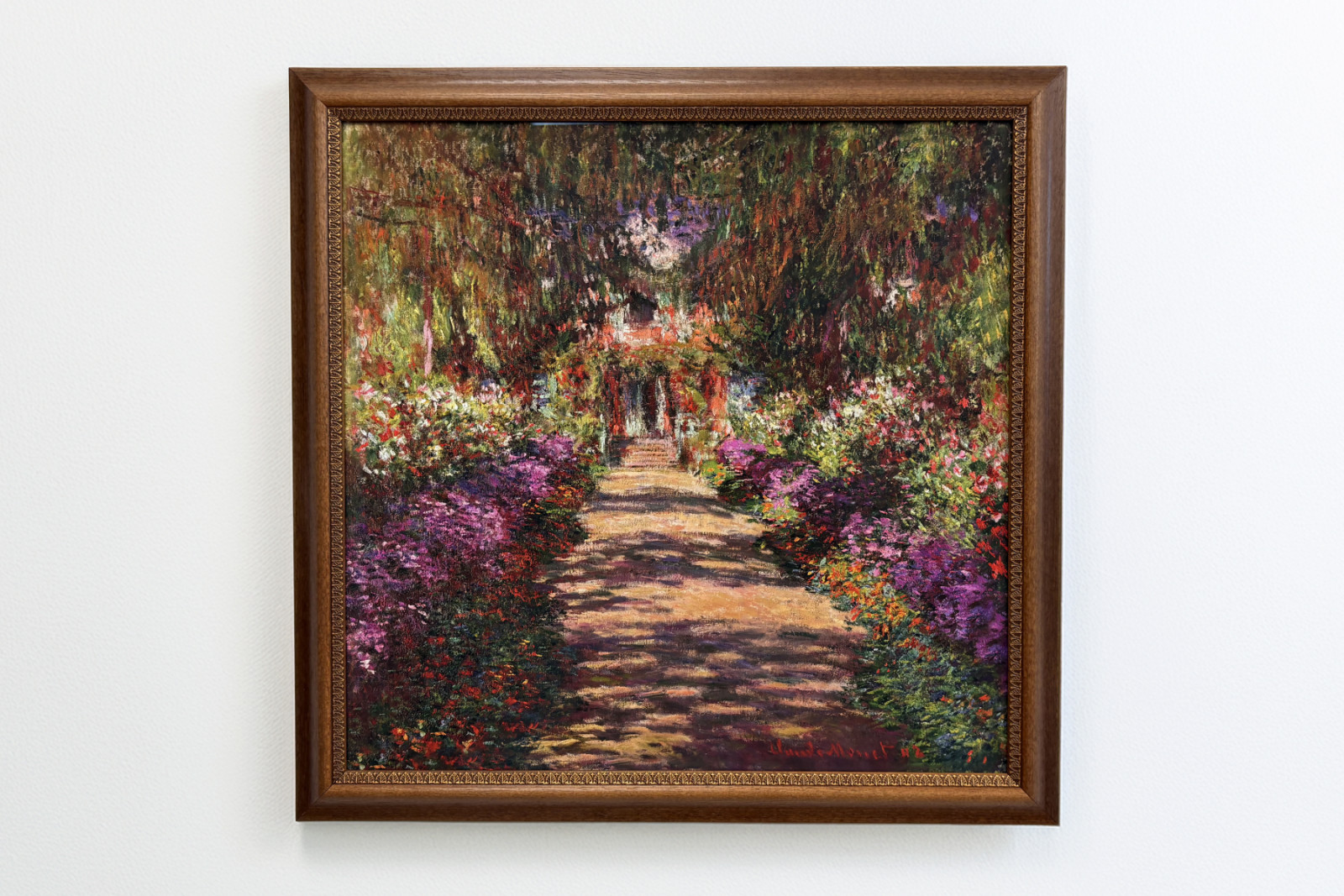 Un sentiero nel giardino di Monet, Giverny, 1902 - Claude Monet
