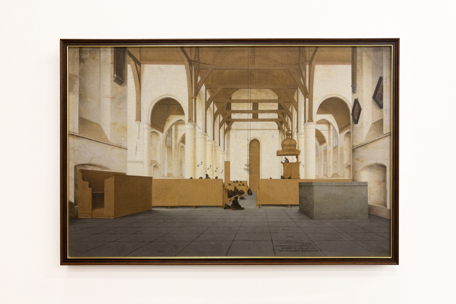 Interno della Sint-Odulphuskerk ad Assendelft, 1649 - Pieter Janszoon Saenredam