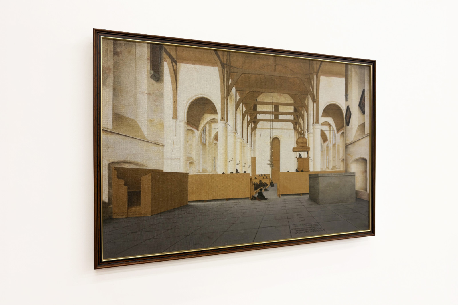 Interno della Sint-Odulphuskerk ad Assendelft, 1649 - Pieter Janszoon Saenredam
