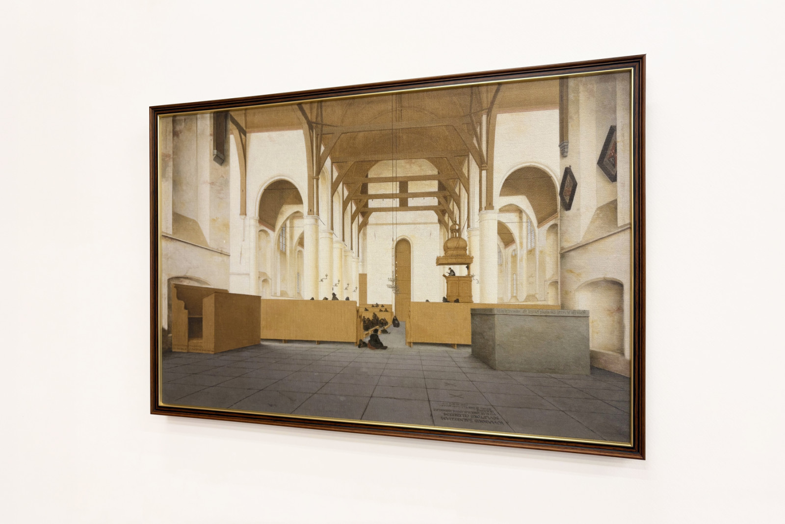 Interno della Sint-Odulphuskerk ad Assendelft, 1649 - Pieter Janszoon Saenredam