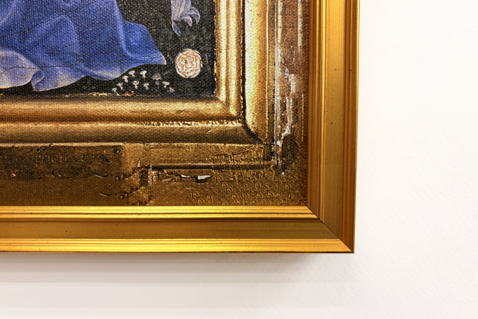 Riccardo II presentato alla Vergine e al Bambino dal suo santo patrono Giovanni Battista e dai santi Edoardo ed Edmondo, c.1395-99 - Master of the Wilton Diptych