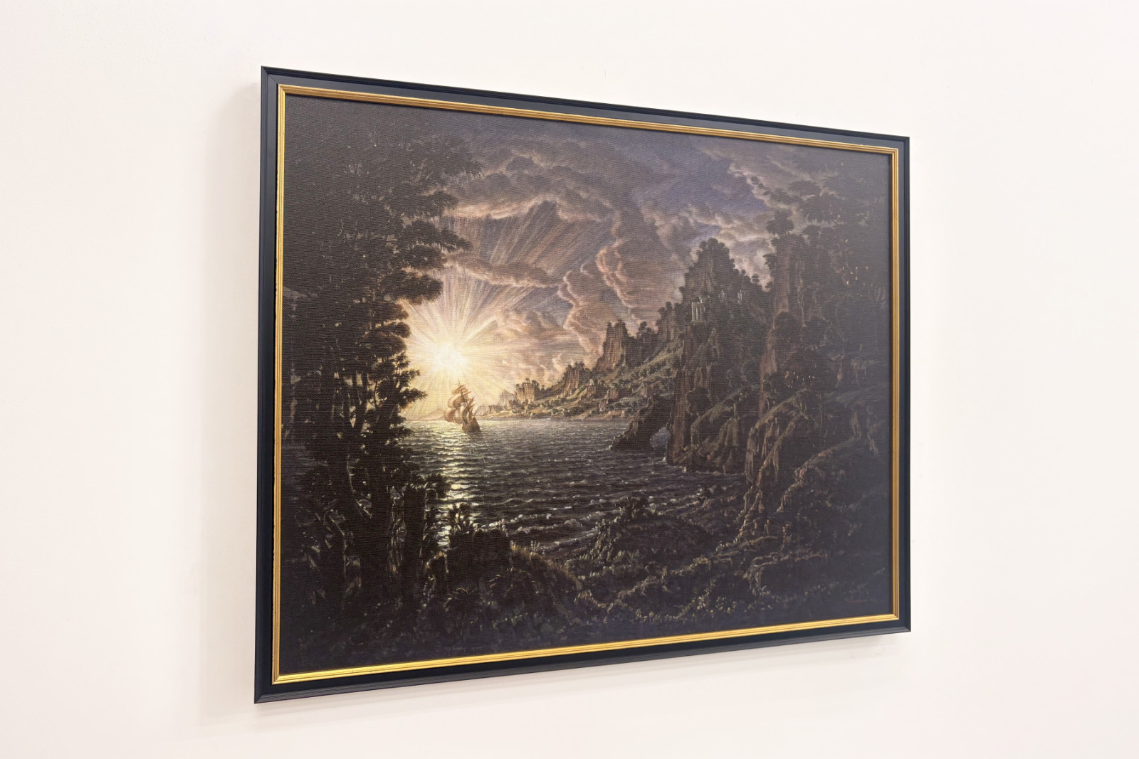 Le navi, il sole della sera - Konstantin Bogayevsky