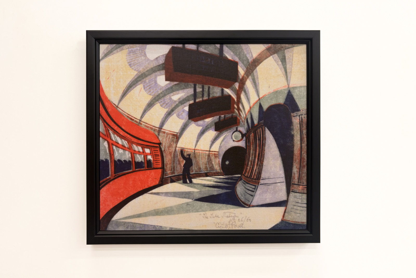 Il treno della metropolitana, c.1932 - Cyril Edward Power
