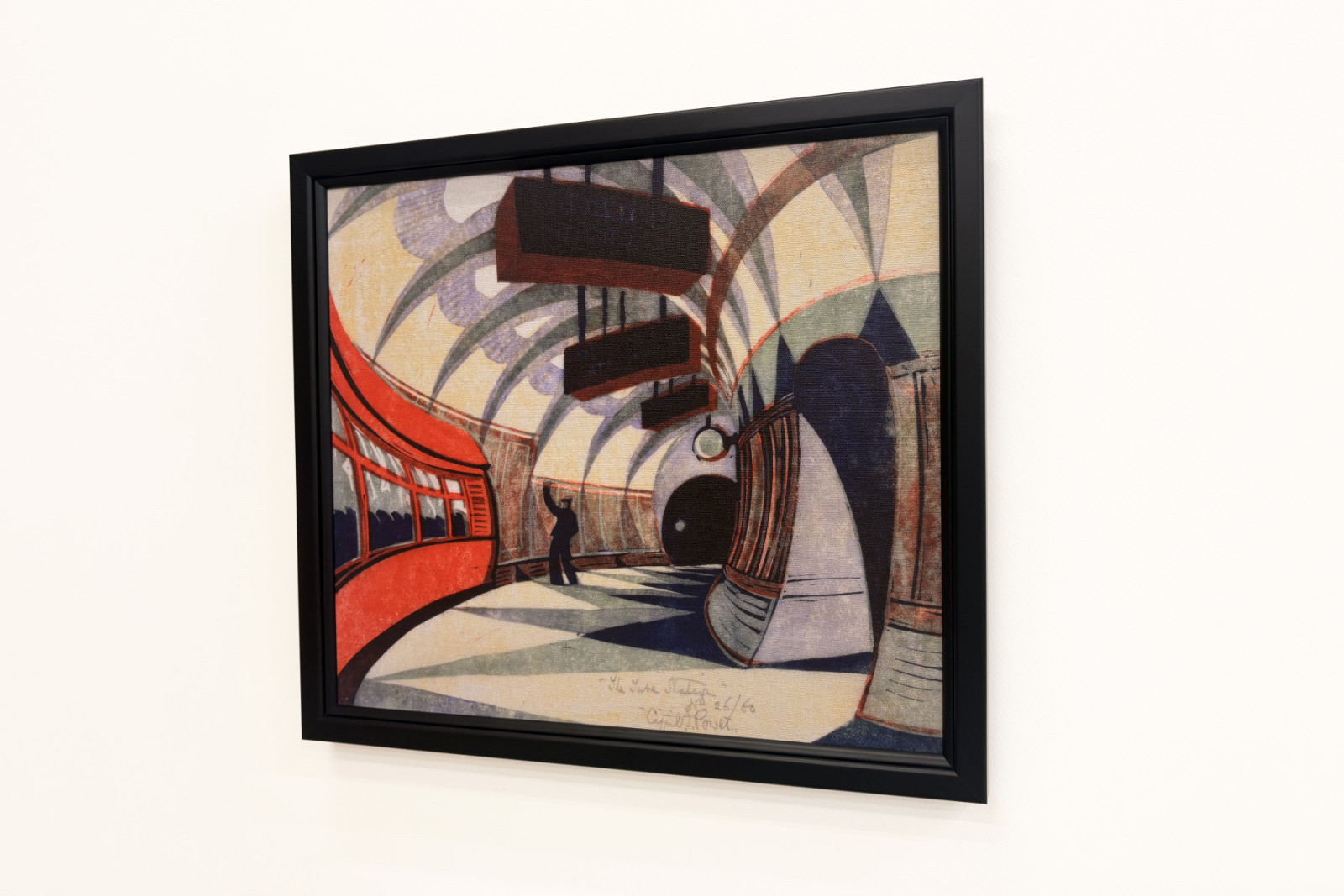 Il treno della metropolitana, c.1932 - Cyril Edward Power