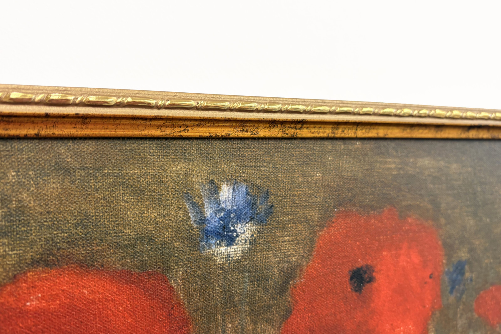 Bouquet con papaveri. Dipinto di Odilon Redon (1840-1916) - Odilon Redon