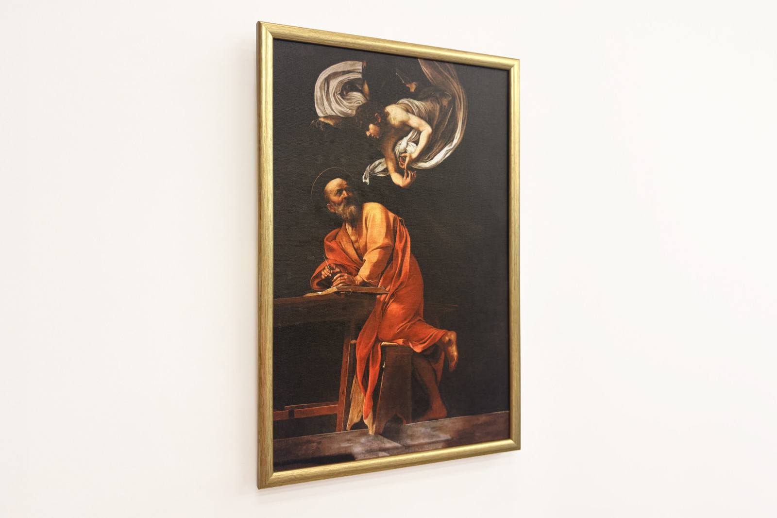 L'ispirazione di San Matteo - Michelangelo Merisi Caravaggio