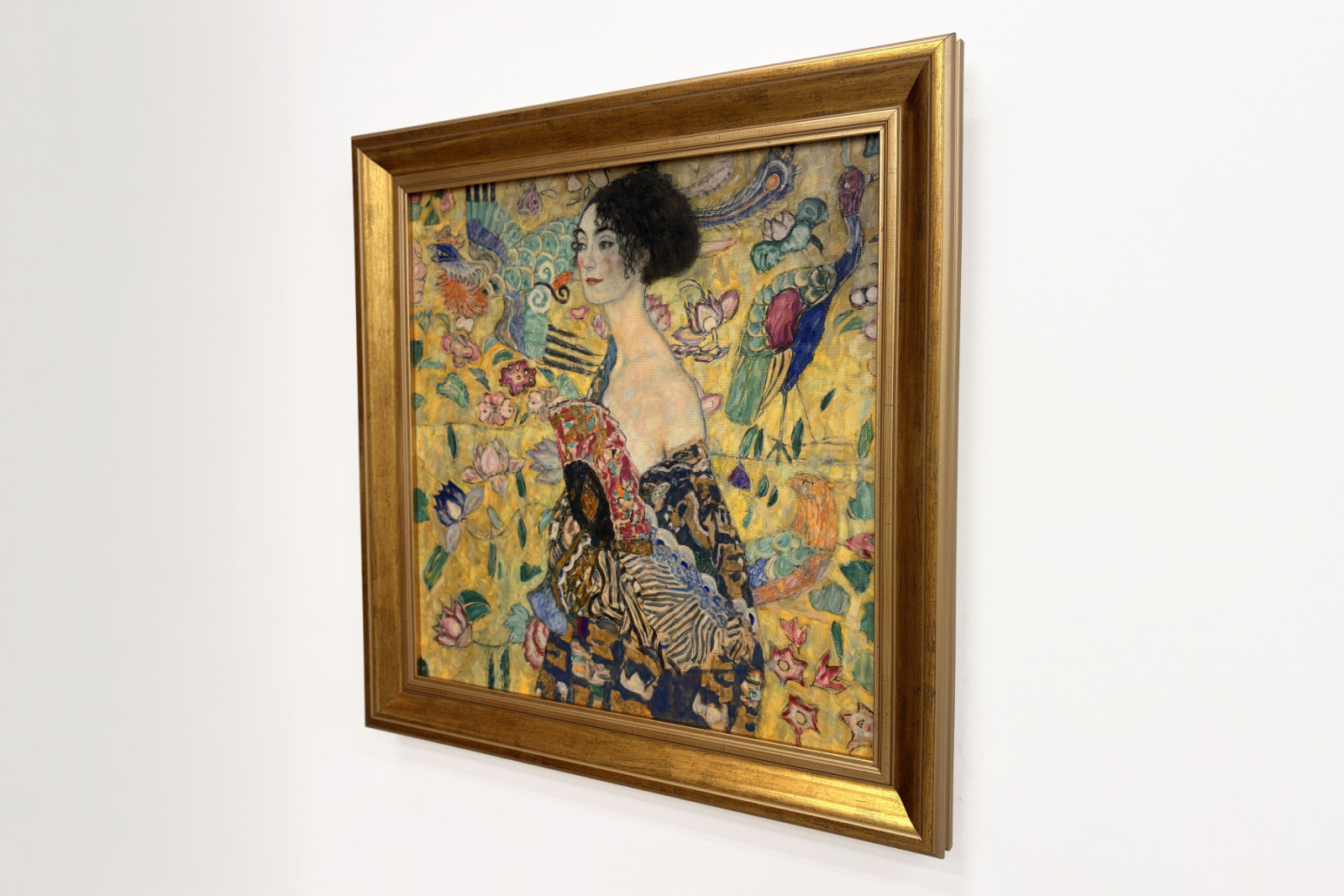 Signora con ventaglio - Gustav Klimt