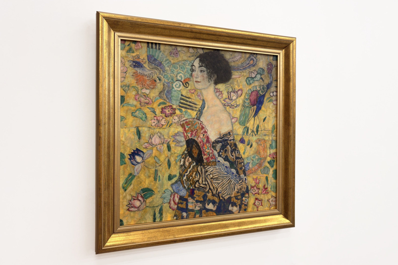 Signora con ventaglio - Gustav Klimt