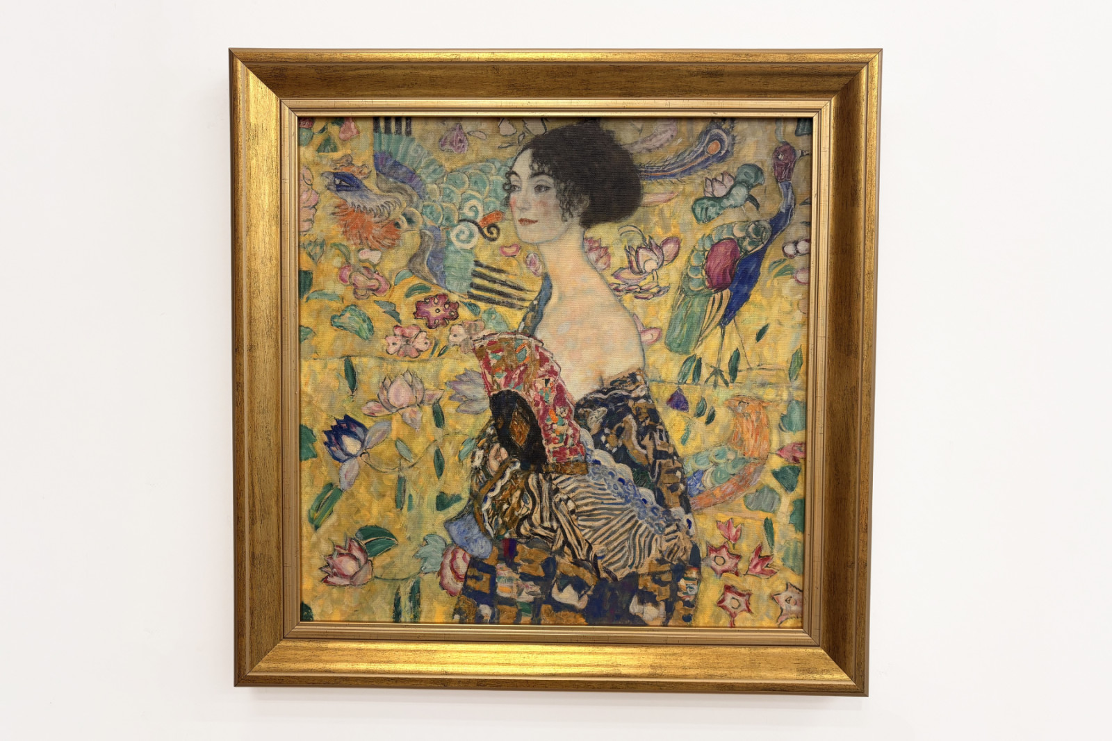 Signora con ventaglio - Gustav Klimt