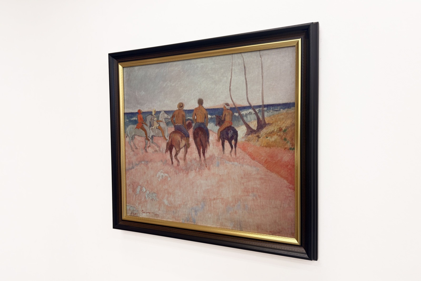 Cavaliere sulla spiaggia - Paul Gauguin