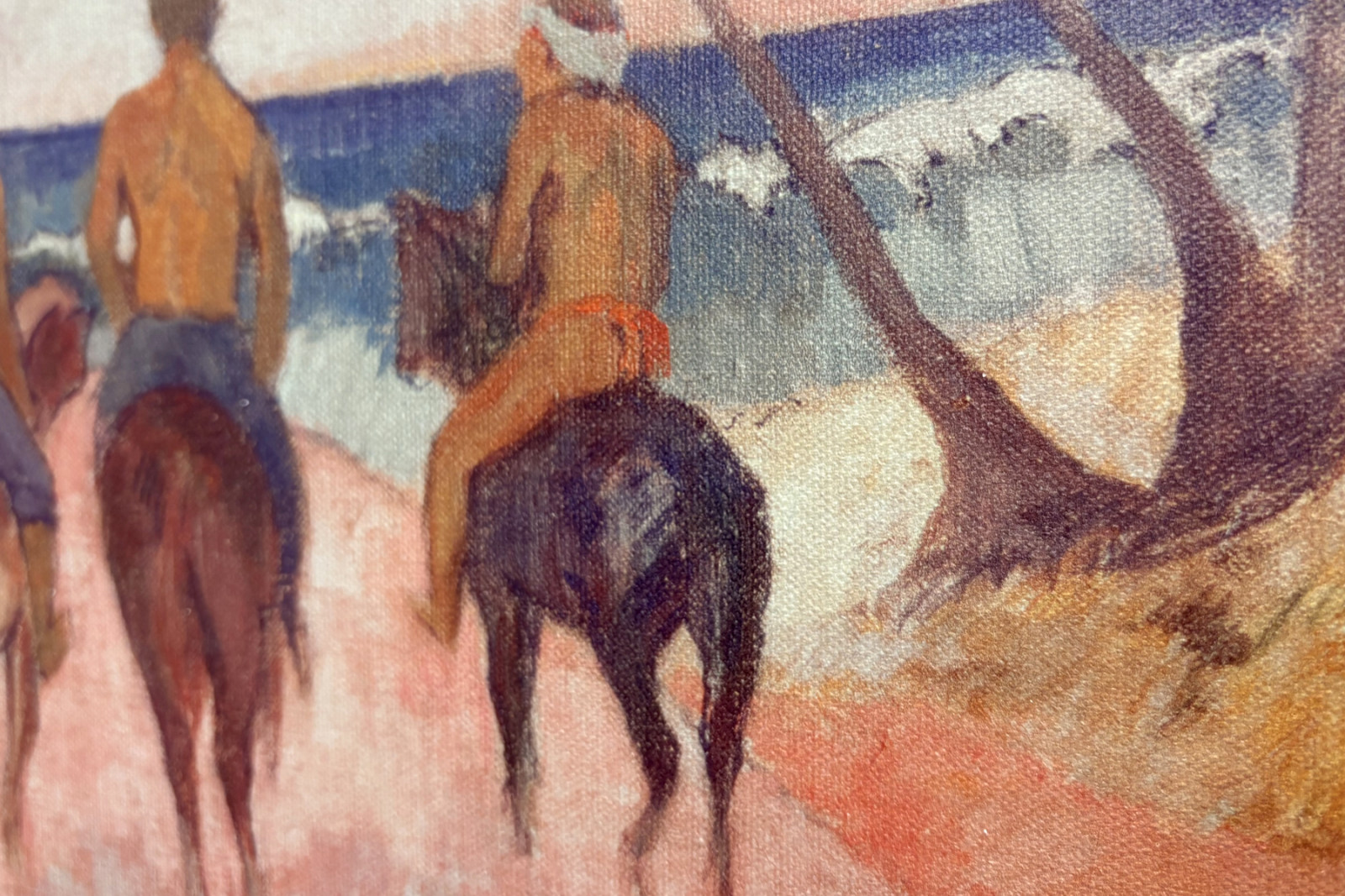 Cavaliere sulla spiaggia - Paul Gauguin