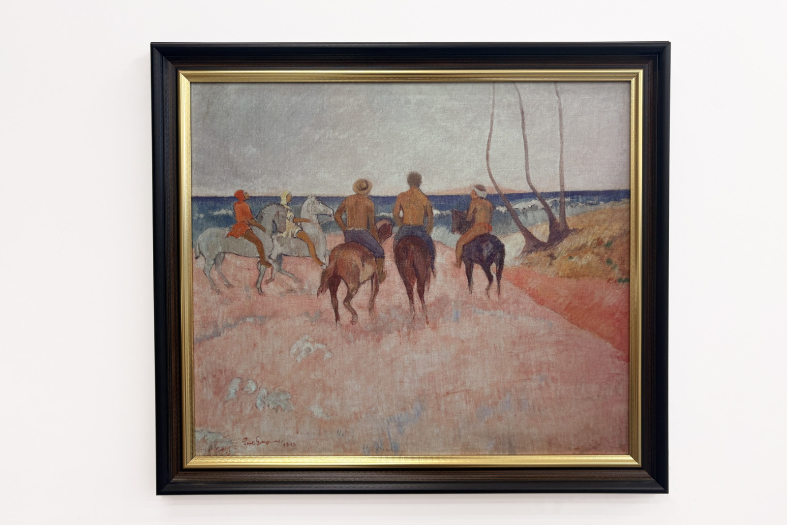Cavaliere sulla spiaggia - Paul Gauguin