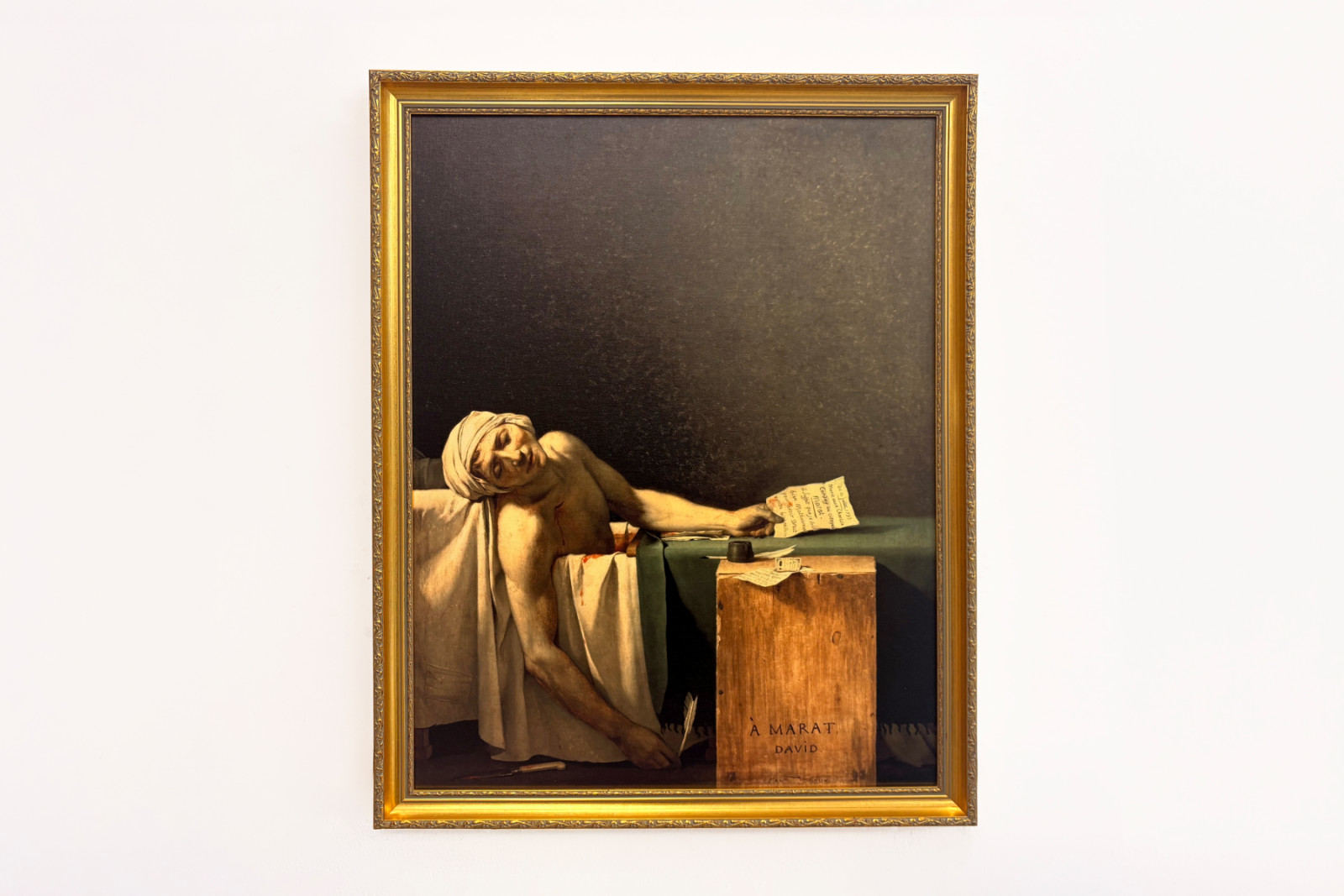 La morte di Marat - Jacques Louis David