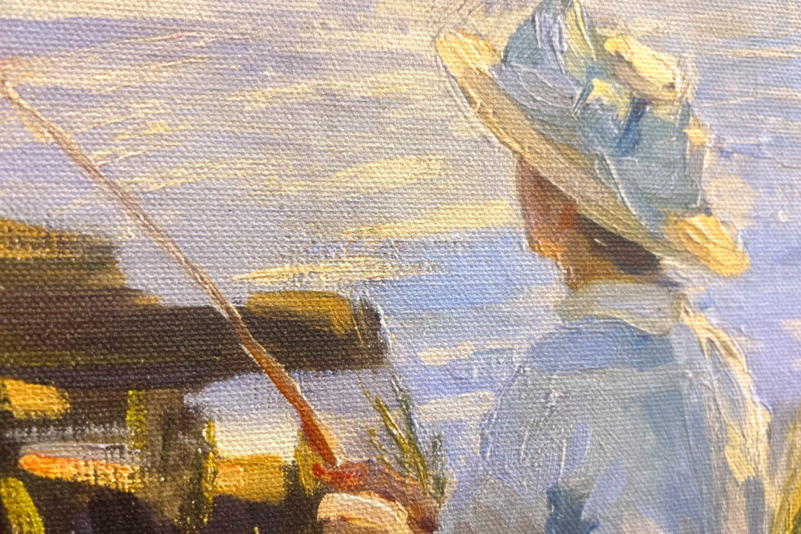 Pesca, tavola del libro - Wilfred Gabriel de Glehn