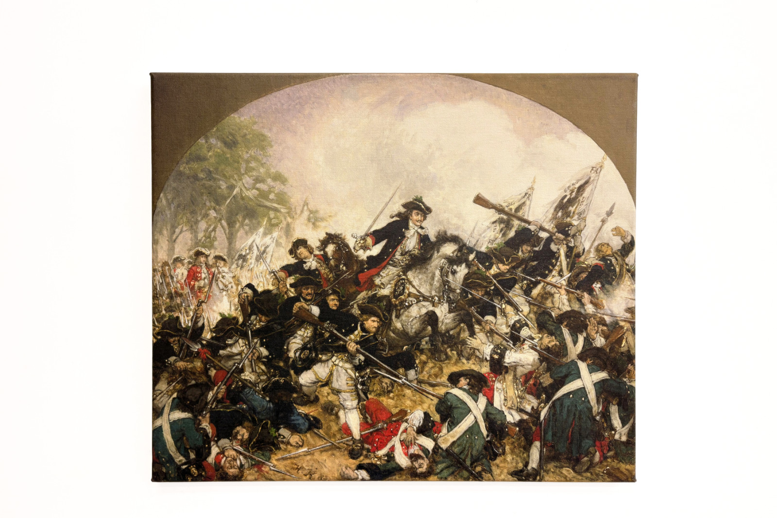 Il vecchio Dessauer nella battaglia di Torino, 1883 - Hermann Joseph Wilhelm Knackfuss