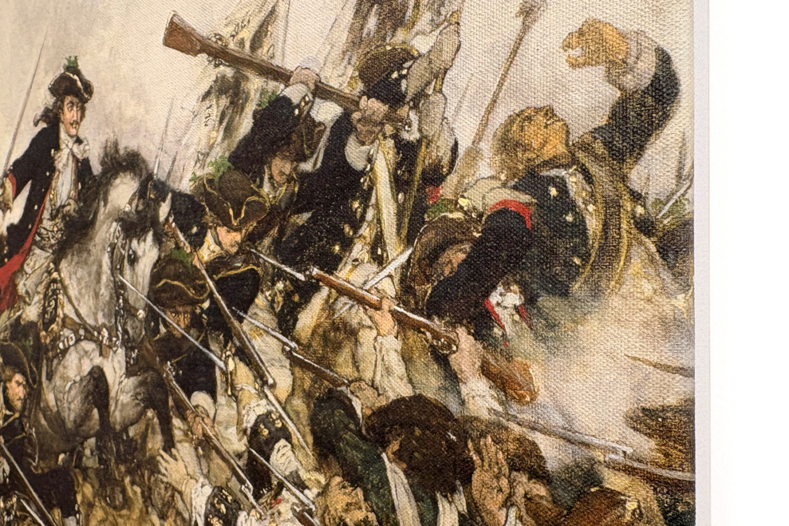 Il vecchio Dessauer nella battaglia di Torino, 1883 - Hermann Joseph Wilhelm Knackfuss
