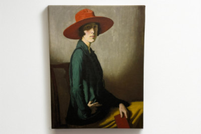 Signora con cappello rosso - William Strang