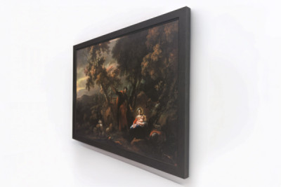 Riposo durante la fuga in Egitto - Nicolaes Pietersz. Berchem