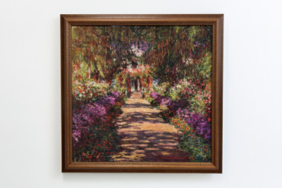 Un sentiero nel giardino di Monet, Giverny, 1902