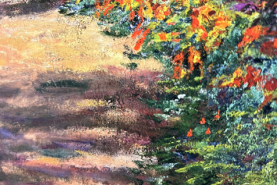 Un sentiero nel giardino di Monet, Giverny, 1902