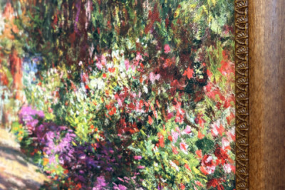 Un sentiero nel giardino di Monet, Giverny, 1902