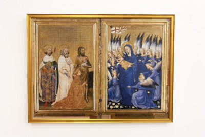 Riccardo II presentato alla Vergine e al Bambino dal suo santo patrono Giovanni Battista e dai santi Edoardo ed Edmondo, c.1395-99
