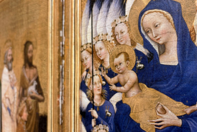 Riccardo II presentato alla Vergine e al Bambino dal suo santo patrono Giovanni Battista e dai santi Edoardo ed Edmondo, c.1395-99