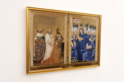 Riccardo II presentato alla Vergine e al Bambino dal suo santo patrono Giovanni Battista e dai santi Edoardo ed Edmondo, c.1395-99