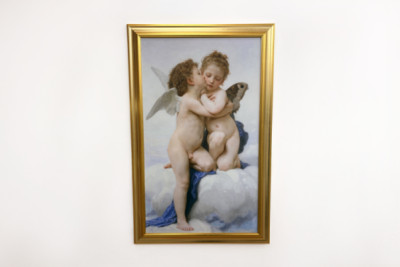 Cupido e Psiche bambini, Il primo bacio, 1890