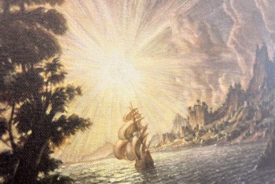 Le navi, il sole della sera