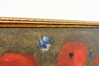 Bouquet con papaveri. Dipinto di Odilon Redon (1840-1916) - Odilon Redon