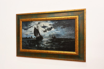 Nave a vela al chiaro di luna - Paul Gauguin