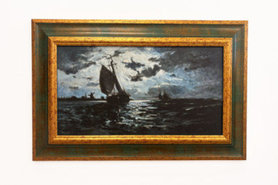 Nave a vela al chiaro di luna - Paul Gauguin