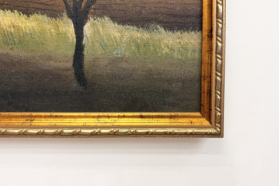 Paesaggio con contadino