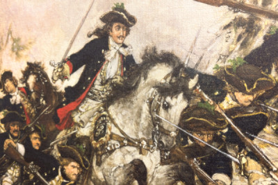 Il vecchio Dessauer nella battaglia di Torino, 1883