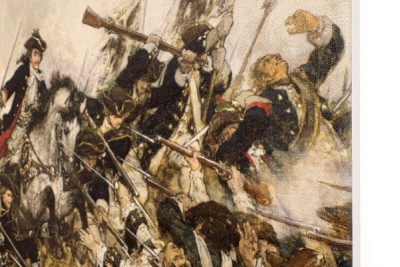 Il vecchio Dessauer nella battaglia di Torino, 1883