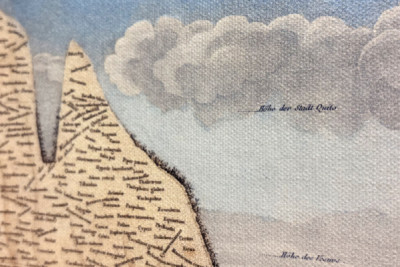 Geografia delle piante nei paesi tropicali, uno studio delle Ande, disegnata da Schoenberger e Turpin, stampata da Langlois, Parigi