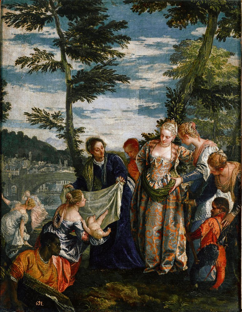 Il ritrovamento di Mosè, ca. 1580 da Veronese