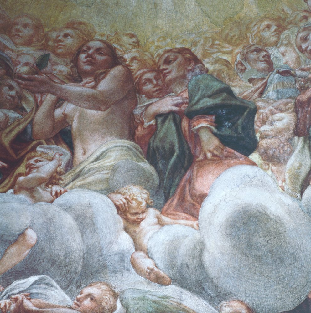 Figura di Eva (dettaglio) da (c.1489-1534) Correggio