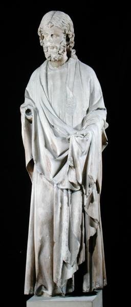 Apostolo malinconico, originariamente dalla Sainte-Chapelle di Parigi da French School
