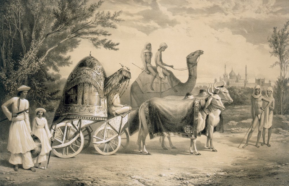 Carrozza dell'harem del re di Delhi da A. Soltykoff