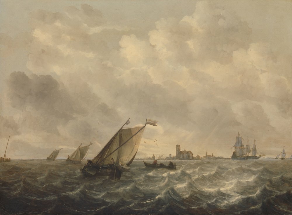 Veduta del fiume da Abraham van Beyeren